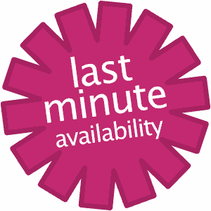 Last minute availability